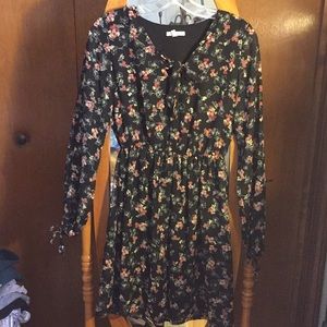 Flower pattern dress